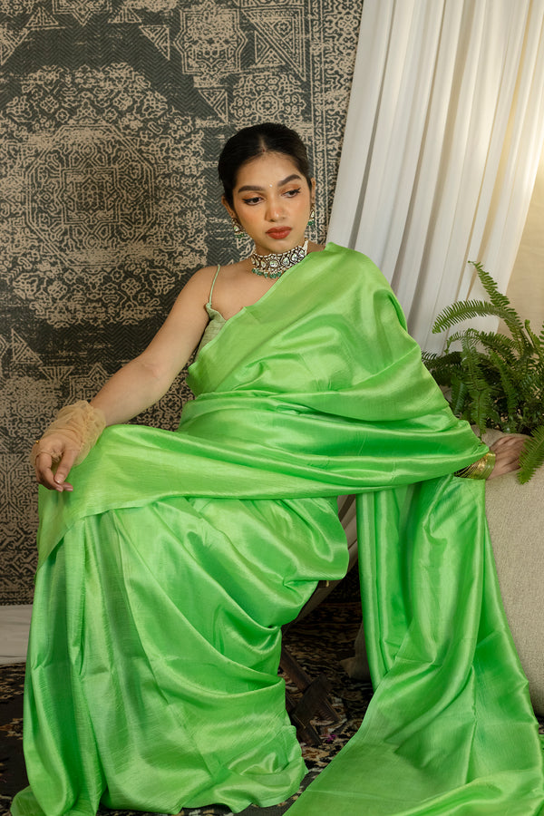 Green Pure Silk Saree